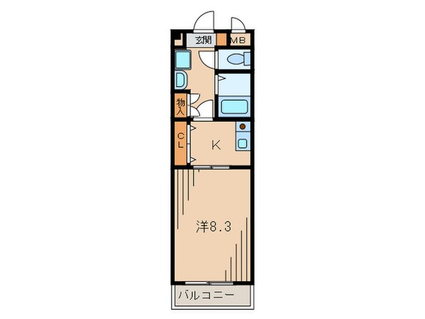 ルミエ－ル千僧の物件間取画像